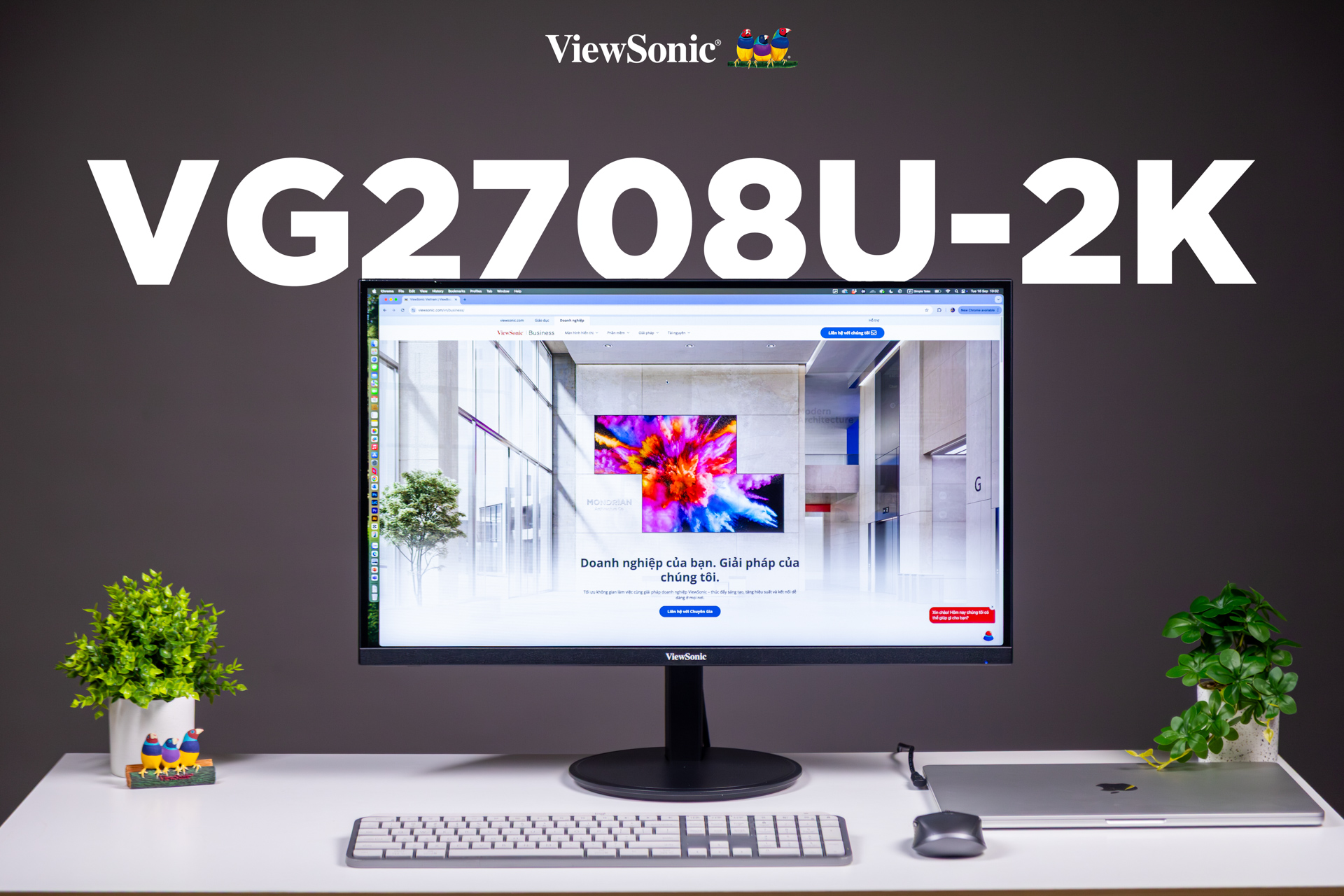 Đánh giá chi tiết màn hình doanh nghiệp ViewSonic VG2708U-2K
