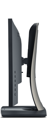 Height adjustment of ViewSonic ColorPro monitor.​