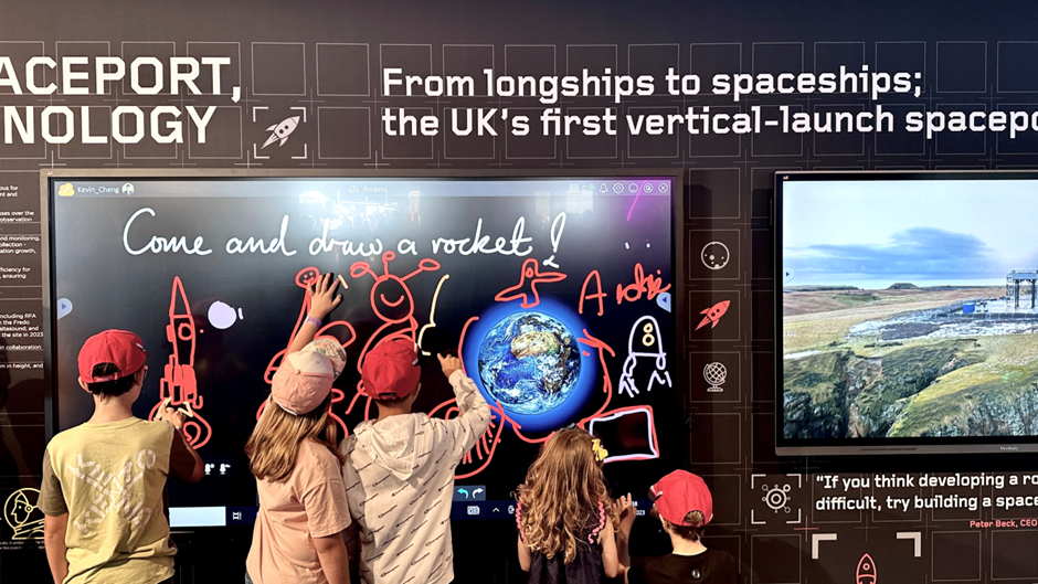 ViewSonic partners with RM and SaxaVord to showcase the space exploration.