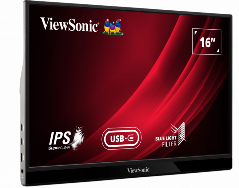 ViewSonic LCD Display VG1655 16” Portable Monitor