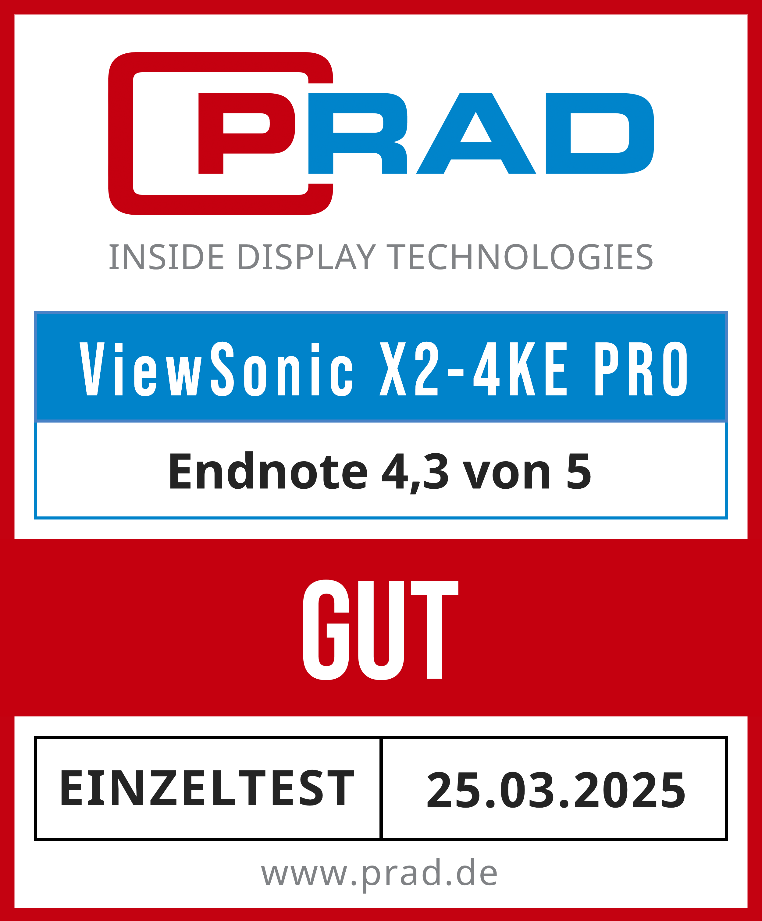 Image of award Produkttest - 