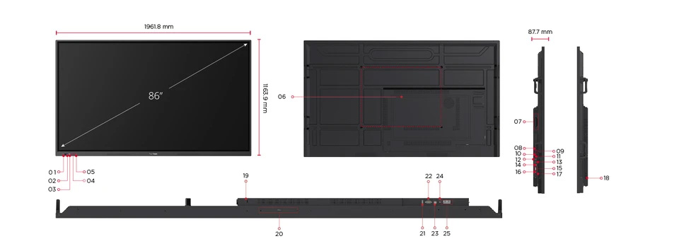 Écran interactif EdTech ViewBoard IFP34 Android 14
