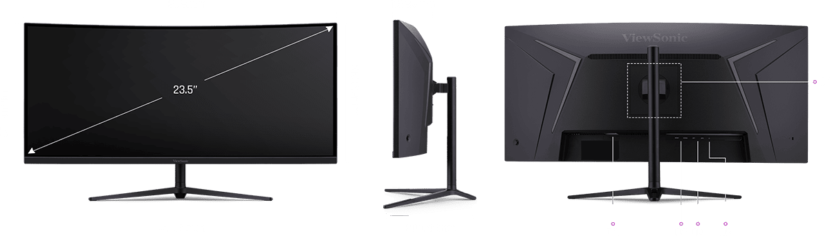 Écran de jeu incurvé UWQHD 180Hz 34