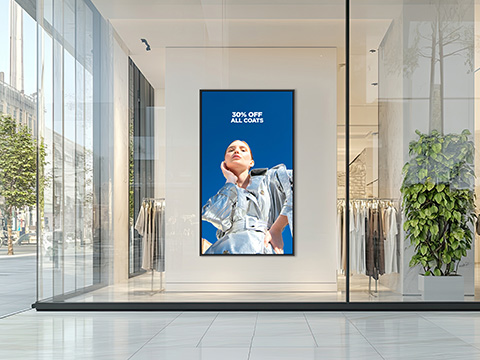 High-Brightness Window Signage