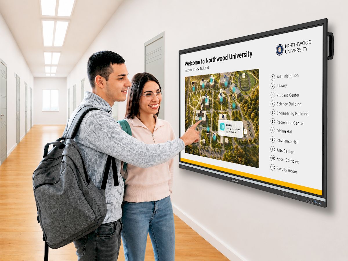 Guide Campus Traffic with Interactive Wayfinding