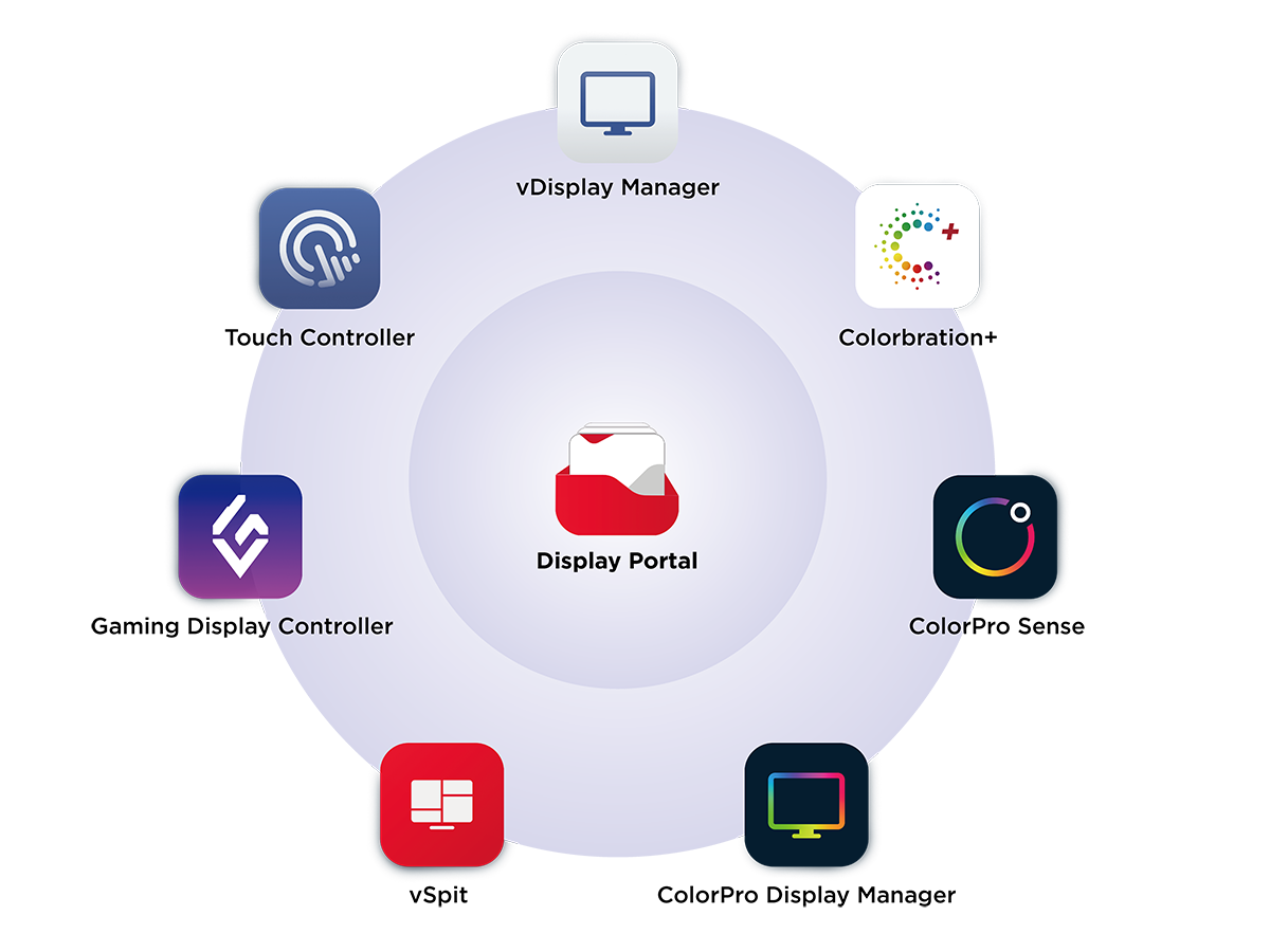 ViewSonic Monitor Software Logos