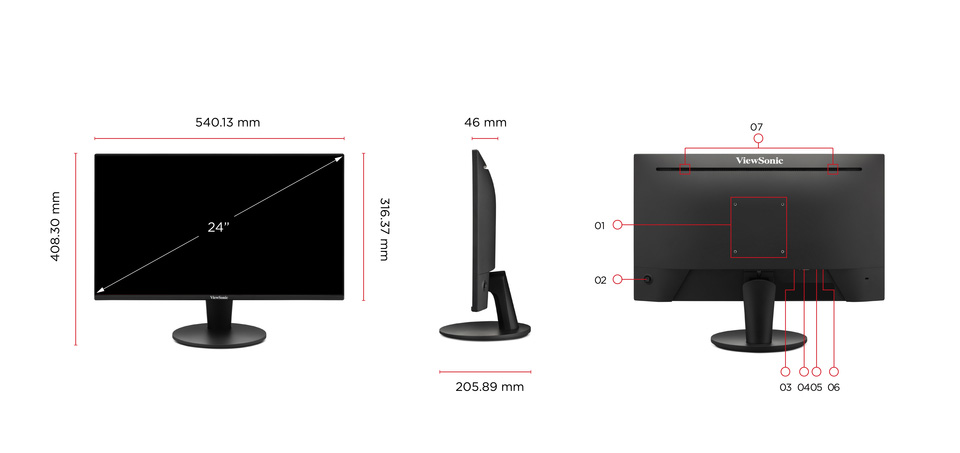 Dimension & I/O Ports 1