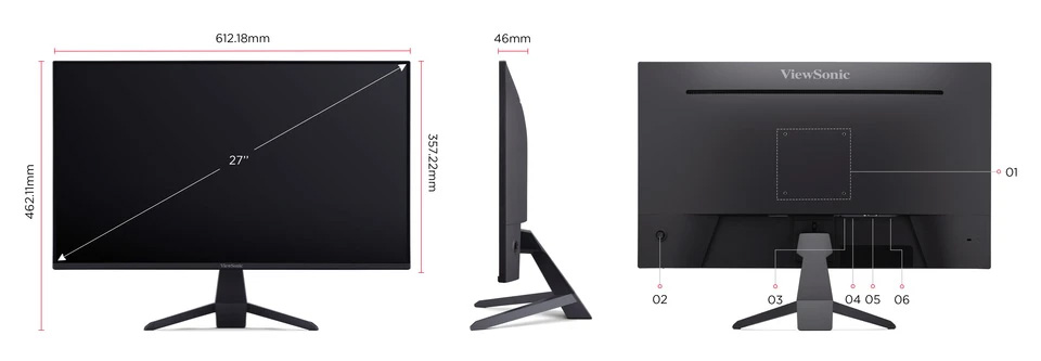 Dimension & I/O Ports 1