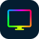 A ColorPro Display Manager ikon a pontos színbeállításokhoz és a kijelző finomhangolásához
