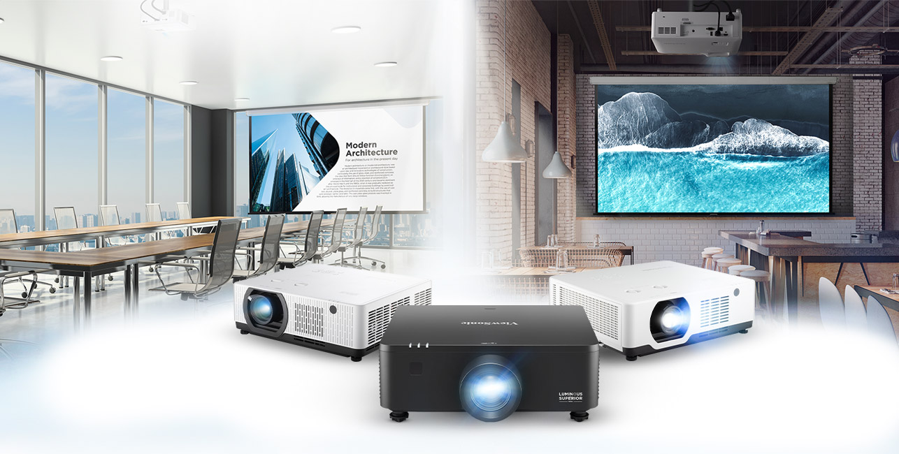 Explore ViewSonics Business Projectors, the Luminous Superior Series