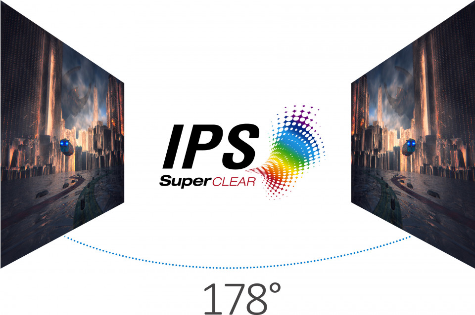 SuperClear® IPS Display for Rich Color 1