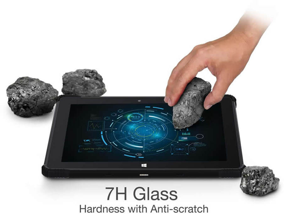 Tempered, Anti-glare Display Surface 1