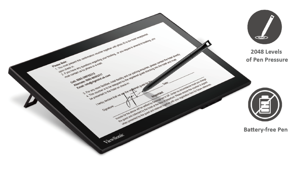 A superior and intuitive handwriting experience 1
