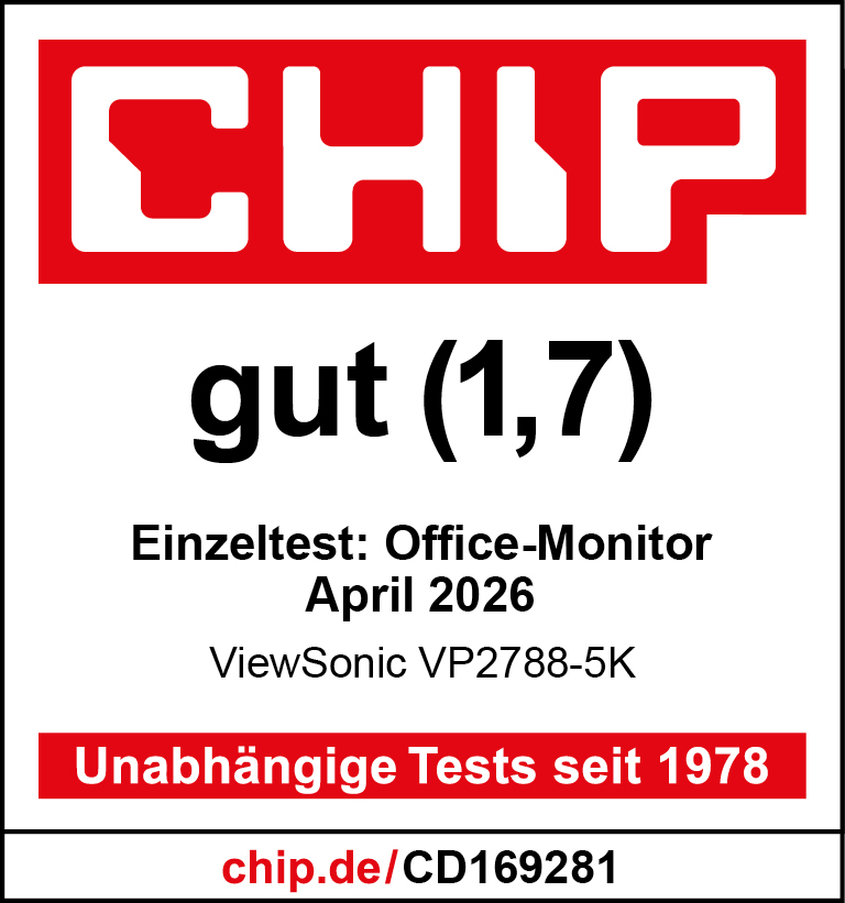 Der ViewSonic VP2788-5K überzeugt im Test - Bildqualität: sehr gut!