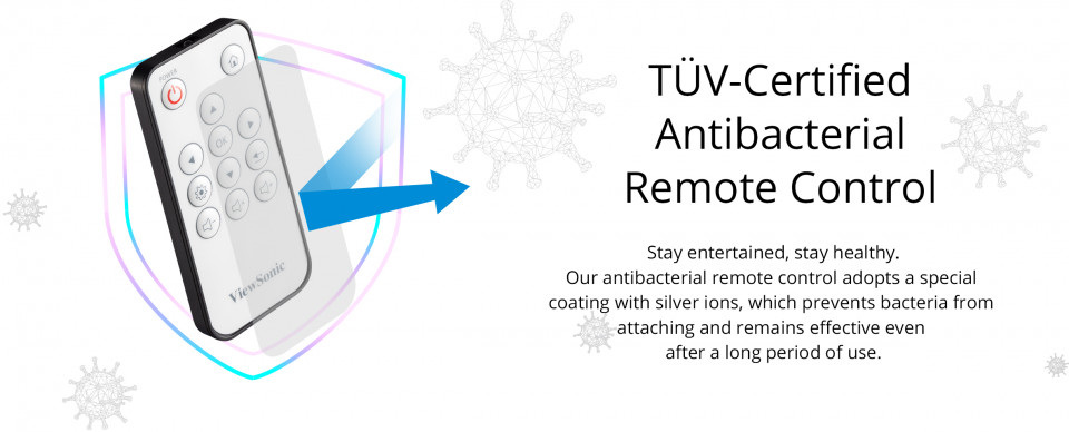 TÜV-Certified Antibacterial Remote Control 1