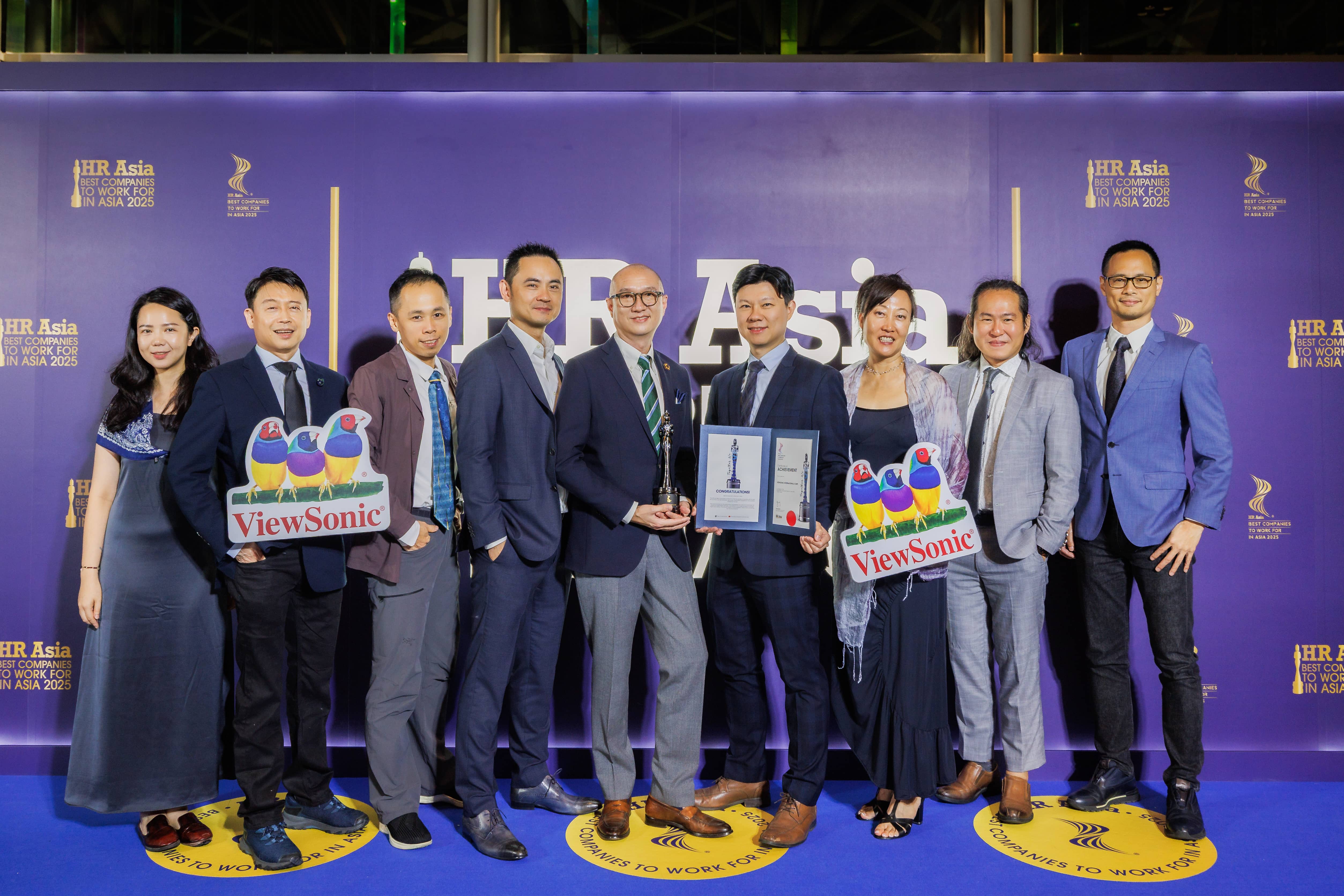 ViewSonic三度蟬聯《HR Asia》亞洲最佳雇主獎，打造有溫度的職場成長力。