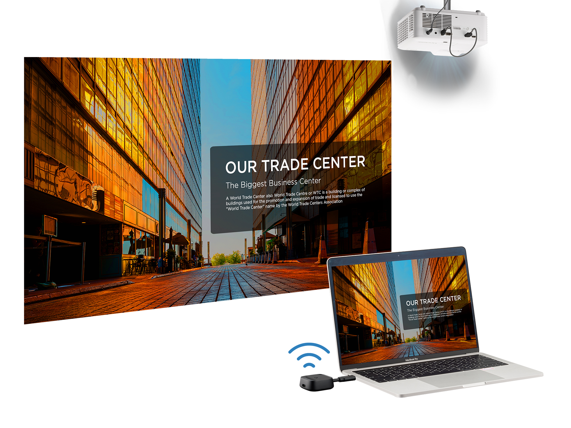 Upgrade Your Projector with Wireless Content Casting 1